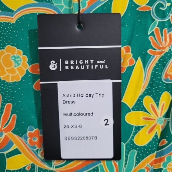 Bright & Beautiful Astrid Holiday Trip Dress, - NWT, Size 2 - Picture 8 of 11